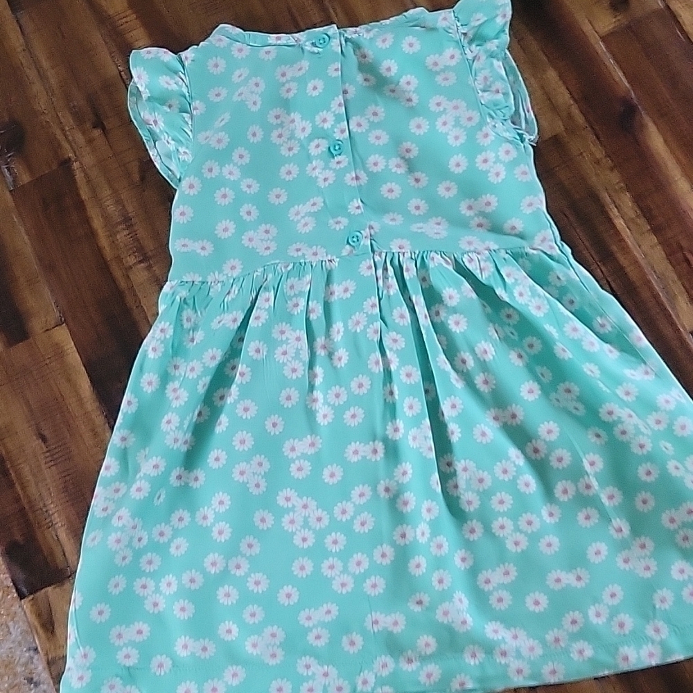 Carter's Green Ruffle Dress - Picture 5 of 6